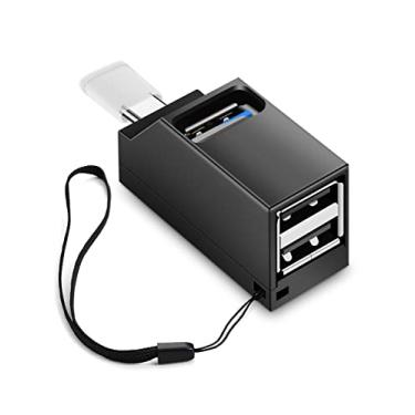 Imagem de Govalue Hub USB C, adaptador tipo C para USB, 3 portas USB C para hub USB 3.0, divisor USB C para MacBook Pro/Air, iPad Pro, Chromebook, XPS e mais (preto)