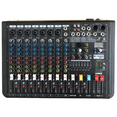 Imagem de Mesa Analógica K-Audio Mp810 8 Canais Bluetooth - K Audio
