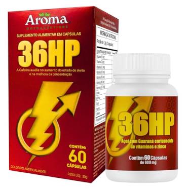 Imagem de 36 HP Cápsulas de Energia, Suplemento Energético 100% Natural, Açaí e Guaraná