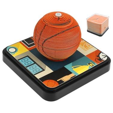 Imagem de Calendário 3D 2026 com revestimento protetor de acrílico, calendário de mesa criativo 3D decorativo 2026 para decoração de casa, escritório, casa, mesa, presente (basquete)