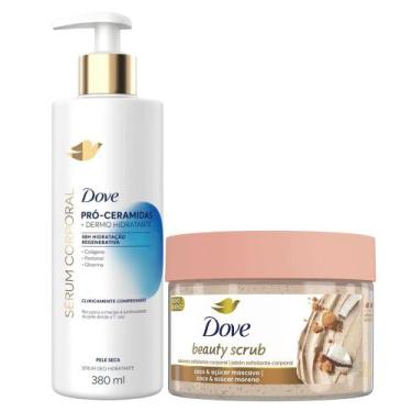 Imagem de Kit Dove Sabonete Esfoliante Beauty Scrub Coco + Sérum Corporal Pró-Ce