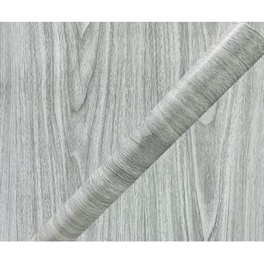 Imagem de Papel De Parede Adesivo Ripado Madeira - Painel Ripado Para Parede Autoadesivo,10m x 45cm,(A41,5M)