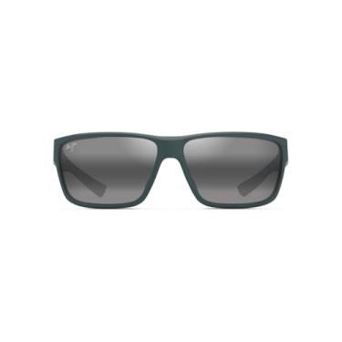Imagem de Maui Jim Óculos de sol unissex Uila, Matte Dark Military Green, 62-14-130