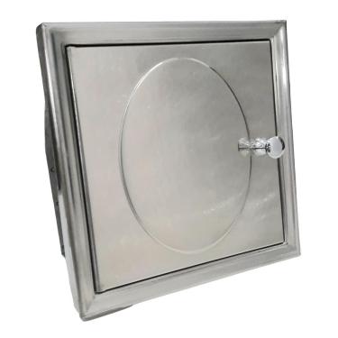 Imagem de Saboneteira Embutir Parede Aço Inox 15x15cm Moldenox