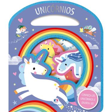 Imagem de Ciranda Cultural Livro Unicórnios Veja e Descubra — Infantil Interativo 1ª Ed.