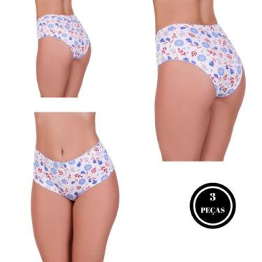 Imagem de Kit 3 Calçola de Senhora Calcinha Grande - c2 KIT 3 CALCINHAS MARIA - 