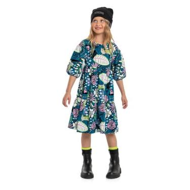 Imagem de Vestido Infantil em Cotton Quimby, Verde, 8