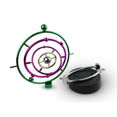 Imagem de Enfeite Decorativo Pêndulo Colorido de Newton Movimento Perpétuo de rotação Kinetic Orbital art