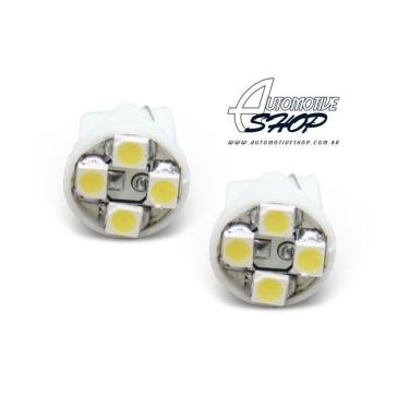 Imagem de Lampada Pingo T10 de 4 Leds super branco Unidade