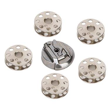 Imagem de AYNEFY Máquinas de Costura e Acessórios Caixa de Bobina Máquina de Costura Bobina Shell Suporte de para de Bordar Suporte de Peça de Reposição para de 221 222 301