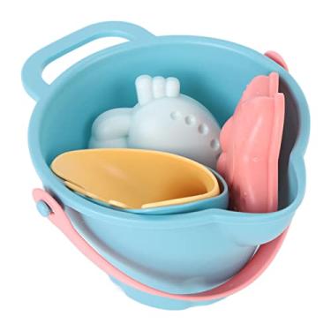 Imagem de Naroote Brinquedos de Praia para Crianças, Imaginação Confortável, Brinquedos de Praia Desmontados, Pás de Acampamento, Moldes de Animais do Mar para Crianças