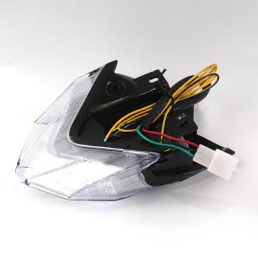 Imagem de Lanterna traseira de LED fumê Arashi para MV Agusta F3 2011-2013, luz traseira de freio de seta, acessórios de substituição integrados para motocicleta