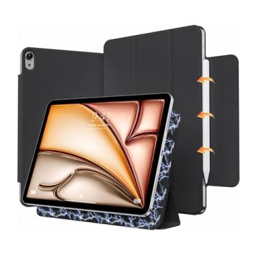 Imagem de Capa Magnética Smart Case para iPad 10ª Geração (10.9", 2022) e iPad 11 A16 (2025) – Slim, Auto Sleep/Wake, com Suporte para Apple Pencil (Preto)