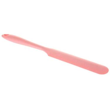 Imagem de Sunny Side Up Bakery Espátula de cobertura de silicone 232 °C resistente ao calor com lâmina fina flexível - rosa claro, 30 cm C x 3 cm L