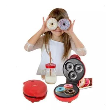 Imagem de Maquina de Mini Donuts 110v e Rosquinha 3 furos super rapído - SWEET H