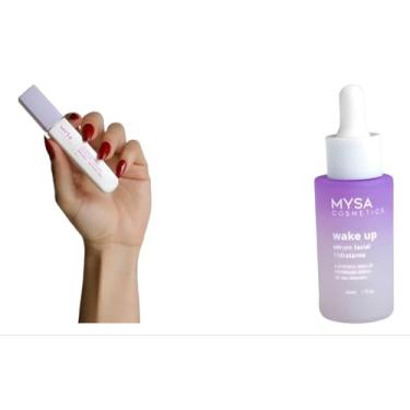 Imagem de Kit Beleza: 1 Máscara Labial Peptídeo + 1 Sérum Facial Anti-aging Mysa + 1 Necessaire de presente