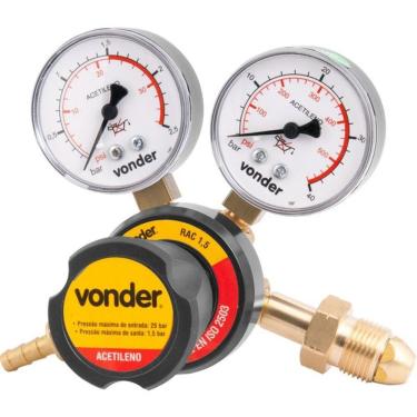 Imagem de Regulador De Pressão Acetileno Rac1,5 - Vonder