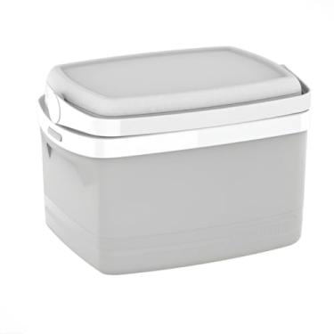 Imagem de Caixa Termica Cooler Bebidas 12L Cinza 18 Latas