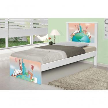 Imagem de Cama Solteiro Volta Ao Mundo Com Colchão