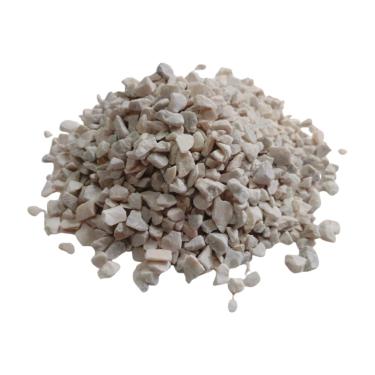 Imagem de Pedra nº Pedrisco Decorativo para Jardim, Pedras Coloridas em Azul, Branco, Rosa e Pink Pacote com 2 kg (Branca)