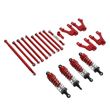 Imagem de Generic Kit de Reequipamento de Carro Rc, Conjunto Profissional de Links de Haste de Tração Rc, Liga de Alumínio, Amortecimento Forte de Alta Resistência para Crawler (#11)