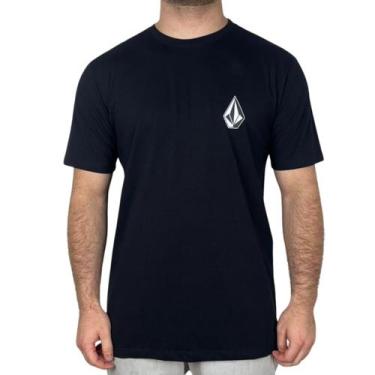 Imagem de Camiseta Volcom Silk MC Iconic Preto, GG, Preto