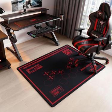 Imagem de Tapete antiderrapante para cadeira Neon Genesis Evangelion NERV General Affairs Department 99 cm × 119 cm design inspirado
