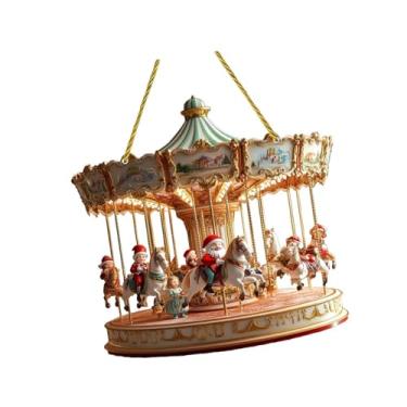 Imagem de Nishiyuenyi Decoração de Natal com Papai Noel, Enfeite Decorativo para Janela, Parede, Ou Casa, Estilo a