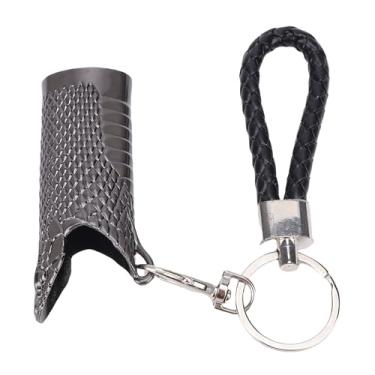 Imagem de HEEPDD Estojo de Isqueiro de Metal Vintage, Bolsa Protetora de Liga de Bolsas de Isqueiro Com Padrão de Cobra para Barra de Festa de Viagem, Capa Leve Durável de 8 Cm para Padrão de Metal Vintage