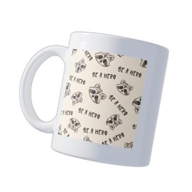 Imagem de Caneca Xícara de Café Porcelana 300ml com Desenhos de Crianças e Frases