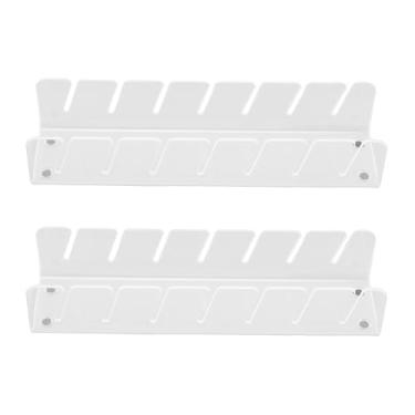 Imagem de Pssopp 2 Pçs Organizador de boné de Beisebol, Suporte de Chapéu Transparente Expositor para óculos de Sol Paletas de Maquiagem Telefones Solução de Organização de Armário Compacto