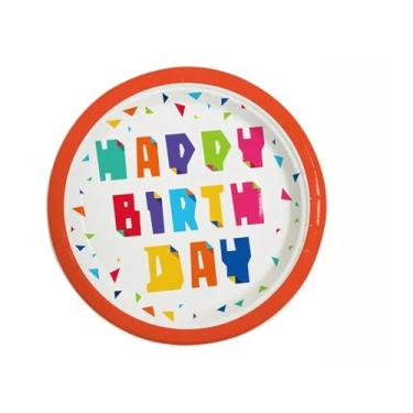 Imagem de CWPJUNDGP Festa de aniversário, copos de papel, pratos de papel, festivais descartáveis locais de festa temática, atmosfera de decoração, utensílios de mesa