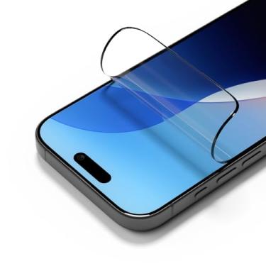 Imagem de RhinoShield Protetor de tela transparente contra impacto Pro compatível com iPhone 16 Pro Max | Proteção superior contra impactos, resistência a arranhões, sem estática, resistente à luz azul