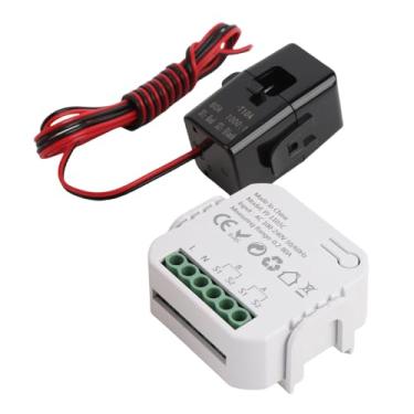 Imagem de Garosa Medidor de Energia Monofásico Monitor de Eletricidade Inteligente WiFi Com Rastreamento de Consumo de Energia Em Tempo Real para Smart Life e Aplicativos Inteligentes