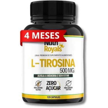Imagem de L - Tirosina Premium 120 Cápsulas 500mg