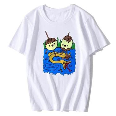 Imagem de Camiseta Gráfica Adventure Time Princesa Bubblegum Rock Para Homens E 