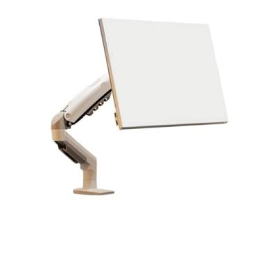 Imagem de Suporte para monitor de computador, tela cantilever, braço robótico, desktop elevador elevado F80, branco, modelo de rolamento: 9 kg