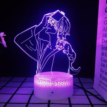 Imagem de Luz noturna LED 3D Bungos Strays Dogs Dazais Osamus Color Ch