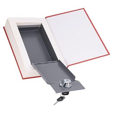 Imagem de Diversion Book Metal com trava chave Lifelike Box para joias dinheiro cartões armazenamento de itens valiosos em casa e viagens Dream of The Red Chamb