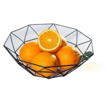 Imagem de Fruteira de Mesa de Vidro Redonda - Elegante e Resistente, Organizador de Frutas Frescas para Cozinha e Ambientes Domésticos, Design Estilizado (2pcs)