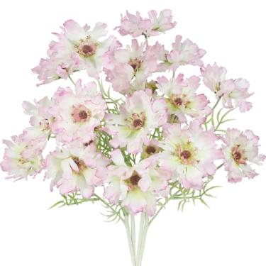 Imagem de CISDUEO 4 crisântemos rosa artificiais