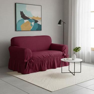 Imagem de Capa De Sofá 2 Lugares Avulso Gorgurão Maquinetado - - Campari Indústr