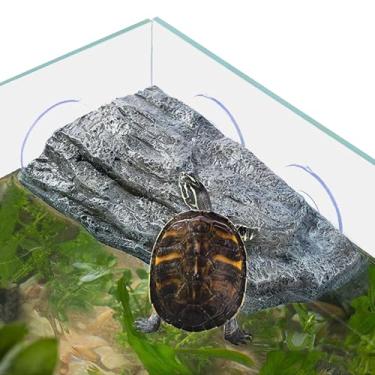 Imagem de LIYAOLI Plataforma de descanso de tartaruga com ventosas, doca flutuante para tanque de tartarugas aquáticas, terraço de descanso para terraços, sapos, tartarugas - decoração de acessórios de aquário