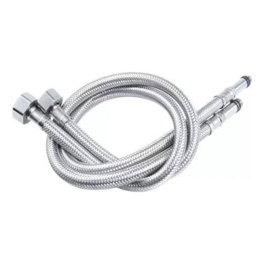 Imagem de 2X Engate Monocomando  Par  Mangueira Flexível Misturador 80