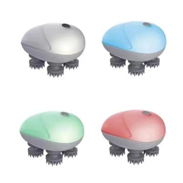 Imagem de Massageador Elétrico De Corporal Cuidados Com A Saúde Relaxe Cabeça Couro Cabeludo Massagem Amassar Dispositivo (Aleatorio)