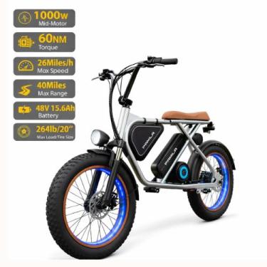Imagem de Pamilabike E3 Mid-drive Fat-tire E-bike, Lightweight