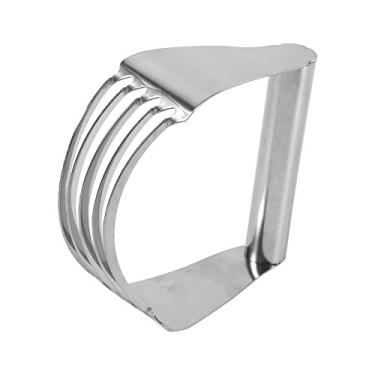 Imagem de Naroote Misturador de Massa de Aço Inoxidável para Assar, Cortador de Pastelaria Ergonômico para Artesanato de Cozinha, Wisk de Massa Portátil de 1,78 Polegadas para Cozinheiros Domésticos