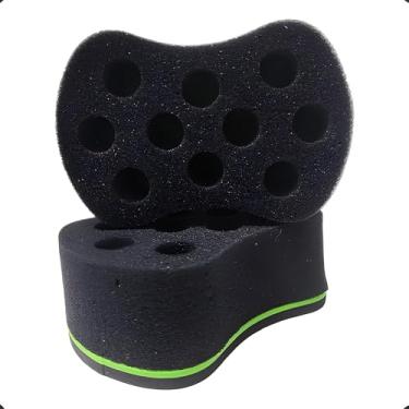 Imagem de Esponja Modeladora Afro Mini M – Furos de 15mm para Twists e Cachos com Volume – Compacta e Profissional