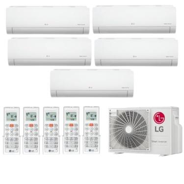 Imagem de Ar Condicionado Multi Split Inverter 48000 Btus Lg (4x12000 + 24000) Quente/frio Z5uw48gfb1.awgzbr3-220v