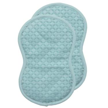 Imagem de All-Clad Suporte de panela premium: resistente ao calor até 500 graus - 100% algodão, almofada quente de 25 x 20 cm para cozinha e churrasco, pacote com 2, chuva